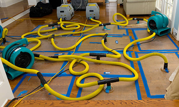 Professional Burst Pipe Water Damage technician working in Sherwood, AR